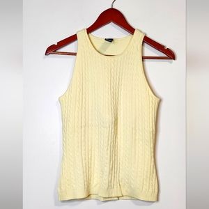 Gap Yellow Knit Tank Top